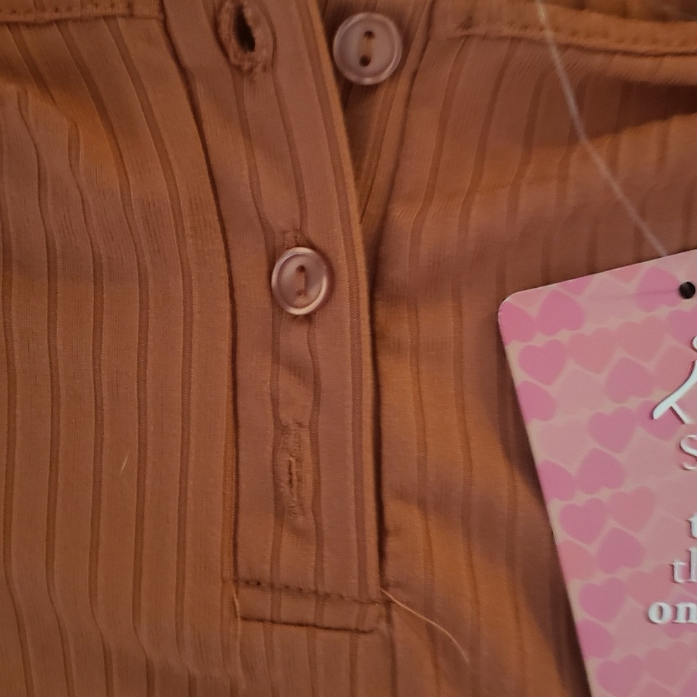 Heart Hips Terracotta Ribbed Dress - Picture 2 of 2